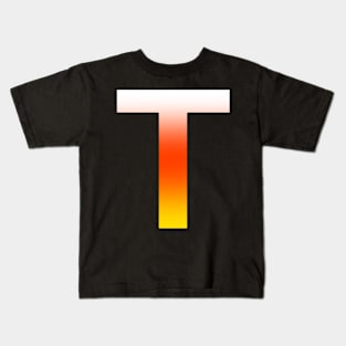 Fire Letter T Kids T-Shirt